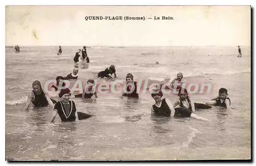 Ansichtskarte AK Quend Plage (Somme) Le Bain