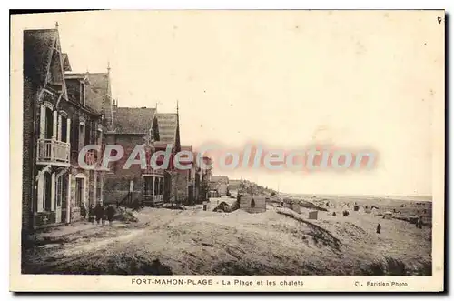 Cartes postales Fort Mahon Plage La Plage etles Chalets