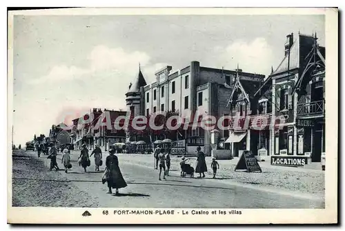 Cartes postales Fort Mahon Plage Le Casino et les Villes