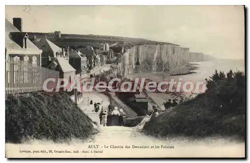 Cartes postales Ault Le Chemin des Douniers et les Falaises