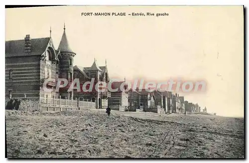 Cartes postales Fort Mahon Plage Entree Rive gauche