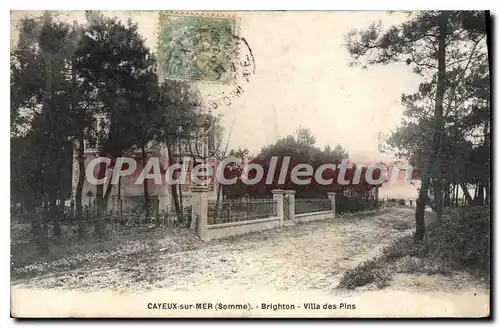 Cartes postales Cayeux sur Mer (Somme) Brighton Villa des Pins