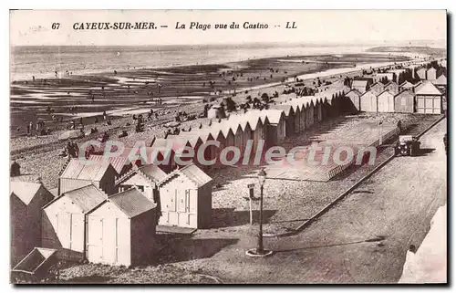 Cartes postales Cayeux sur Mer La Plage vue du Casino