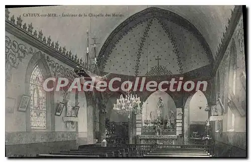 Ansichtskarte AK Cayeux sur Mer Interieur de la Chapelle des Marins