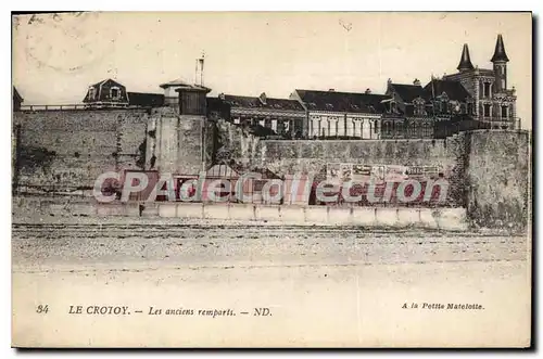Cartes postales Le Crotoy Les anciens remparts