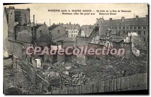 Cartes postales Amiens Un coin de la Rue de Beauvais