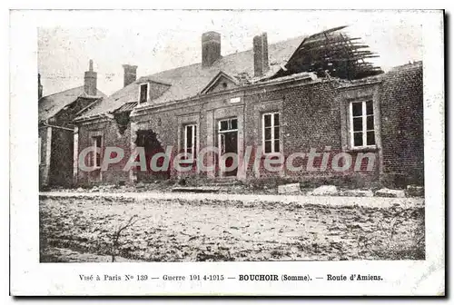 Cartes postales Bouchoir (Somme) Route d'Amiens
