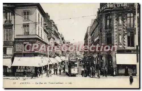 Cartes postales Amiens La Rue des Trois Cailloux