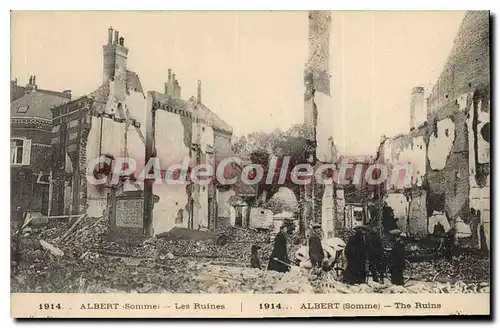 Ansichtskarte AK Albert (Somme) Les Ruines