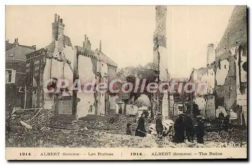 Cartes postales Albert (Somme) Les Ruines