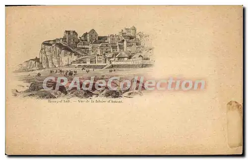 Cartes postales Ault Vue de la falaise d'Amont