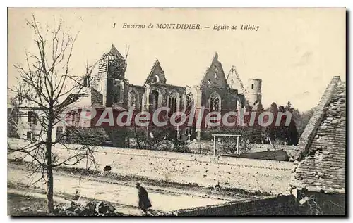 Cartes postales Montdidier Eglise de Tillolay