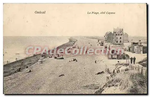 Ansichtskarte AK Onival La Plage cote Cayeux