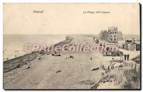 Cartes postales Onival La Plage cote Cayeux