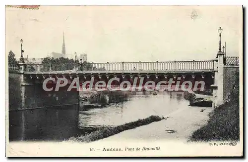 Ansichtskarte AK Amiens Pont de Beauville