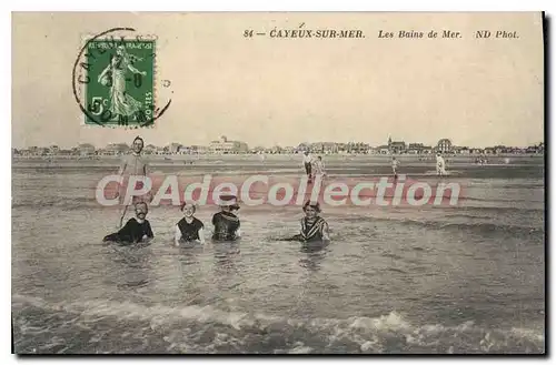 Cartes postales Cayeux sur Mer Les Bains de Mer