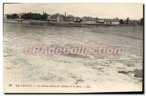 Ansichtskarte AK Le Crotoy La Chasse d'Eau des Ecluses et le Port