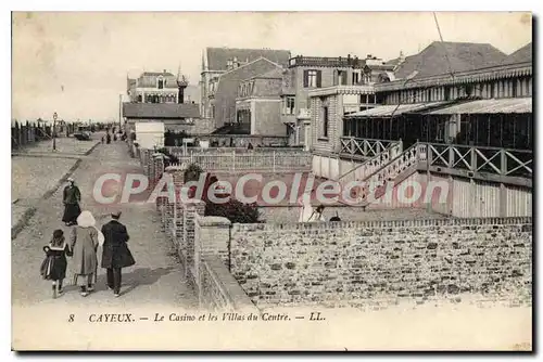 Cartes postales Cayeux Le Casino et les Villas du Centre