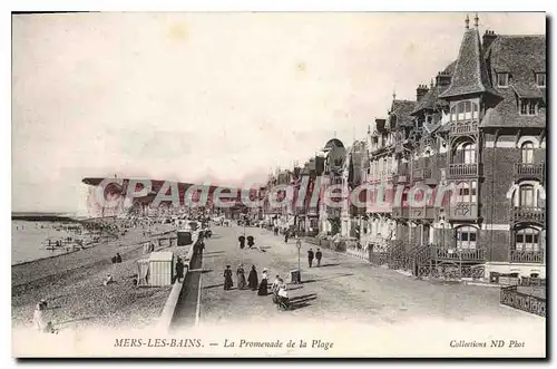 Cartes postales Mers les Bains La Promenade de la Plage
