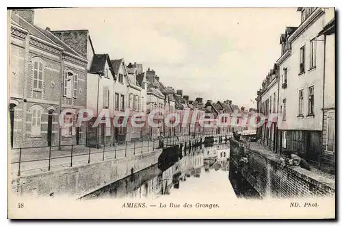 Cartes postales Amiens La Rue des Granges