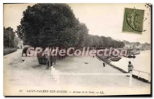 Cartes postales Saint Valery sur Somme Avenue de la Gare