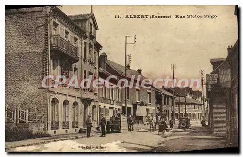 Ansichtskarte AK Albert (Somme) Rue Victor Hugo