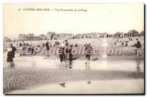 Cartes postales Cayeux sur Mer Vue d'ensemble de le Plage