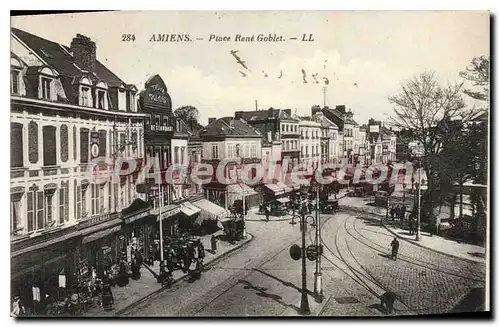 Cartes postales Amiens Place Rene Goblet