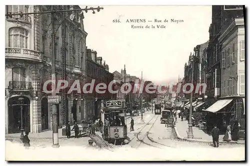 Cartes postales Amiens Rue de Noyons Entree de la Ville