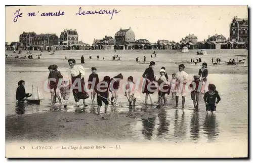 Cartes postales Cayeux La Plage a maree haute