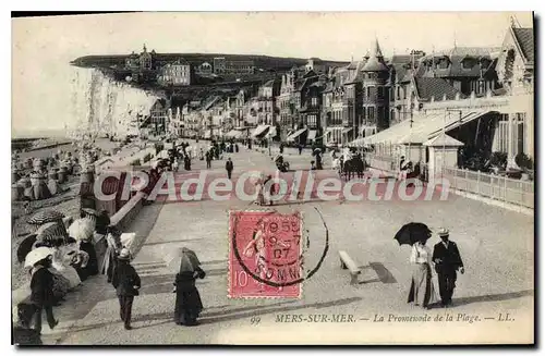 Cartes postales Mers sur Mer La Promenade de la Plage