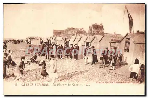 Cartes postales Cayeux sur Mer La Plage et les Cabines