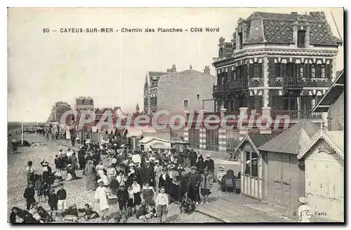 Cartes postales Cayeux sur Mer Chemin des Planches Cote Nord