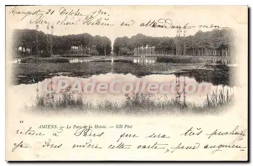 Cartes postales Amiens Le Parc de la Hotoie