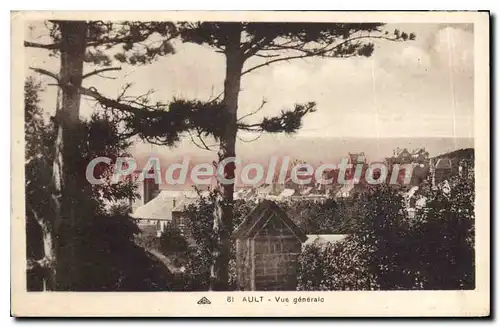 Cartes postales Ault Vue generale
