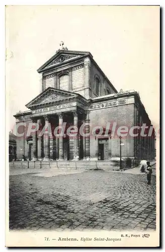 Ansichtskarte AK Amiens Eglise Saint Jacques