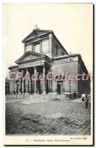 Cartes postales Amiens Eglise Saint Jacques