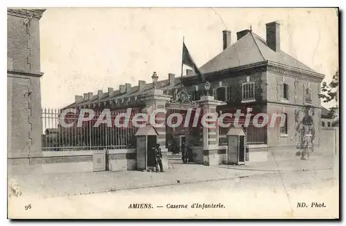 Cartes postales Amiens Caserne d'Infanterie