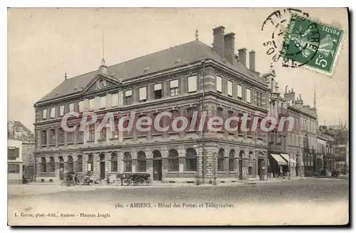 Cartes postales Amiens Hotel des Postes et Telegraphes
