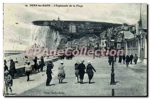 Ansichtskarte AK Mers les Bains L'Esplanade de la Plage