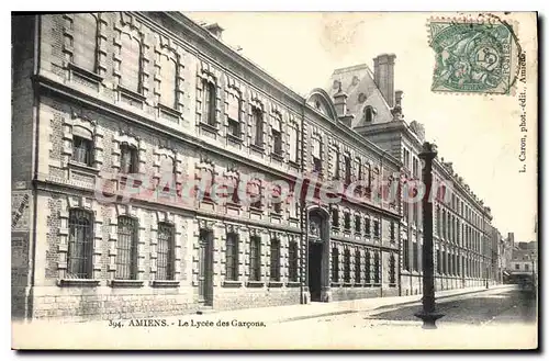 Cartes postales Amiens Le Lycee des Gar�ons