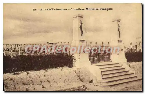Cartes postales Albert (Somme) Cimetiere Millitaire Fran�ais
