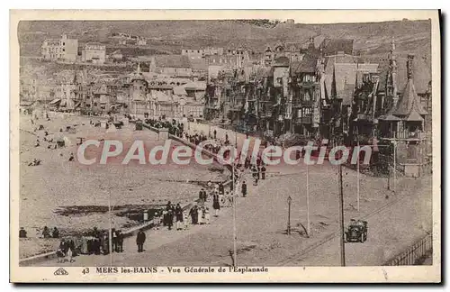 Ansichtskarte AK Mers les Bains Vue Generale de l'Esplanade