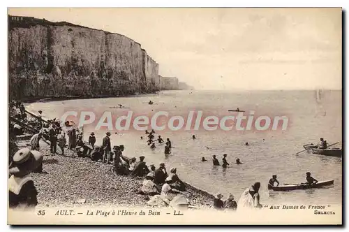 Cartes postales Ault La Plage a l'Heure du Bains