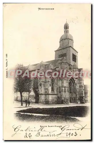 Cartes postales Montdidier Eglise Saint Pierre