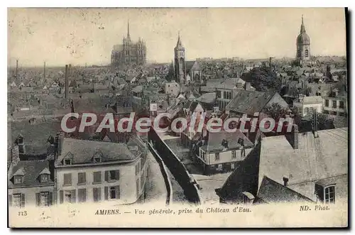 Ansichtskarte AK Amiens Vue generale prise du Chateau d'Eau