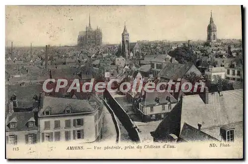 Cartes postales Amiens Vue generale prise du Chateau d'Eau