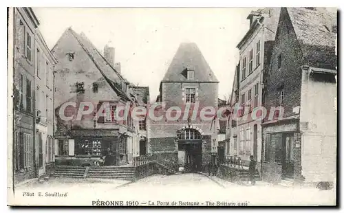 Cartes postales Peronne La Porte de Bretagne