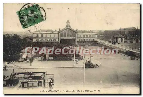 Cartes postales Amiens La Gare du Nord