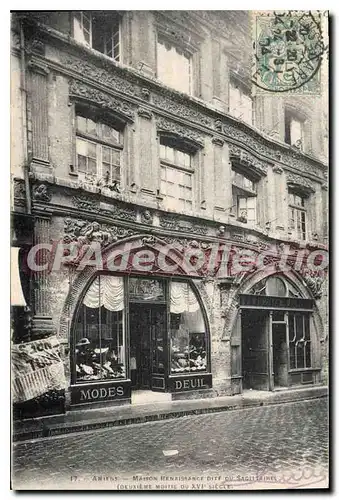 Cartes postales Amiens Maison Renaissance